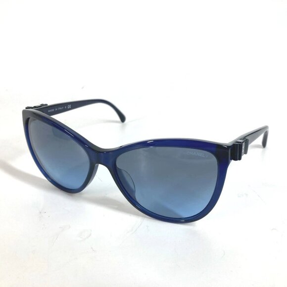 CHANEL 5281-Q CC CC Mark Ribon Ribbon glasses glasses eyewear sunglasses Pla... - Picture 1 of 14